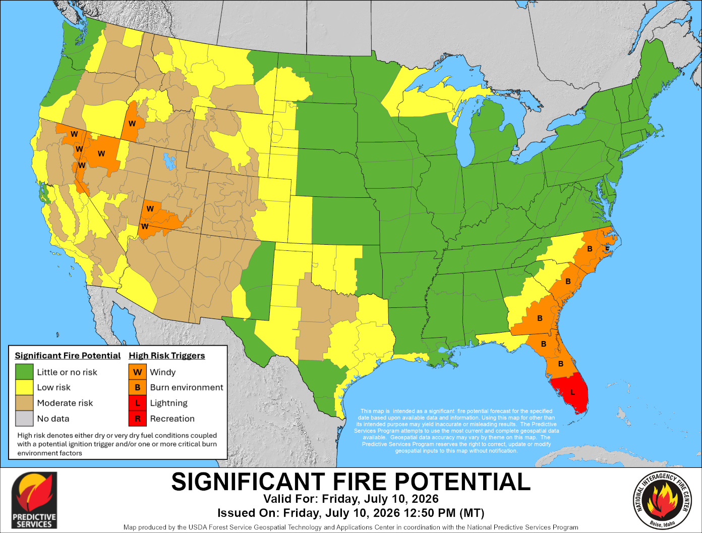 7-Day Significant Fire Potential thumbnail