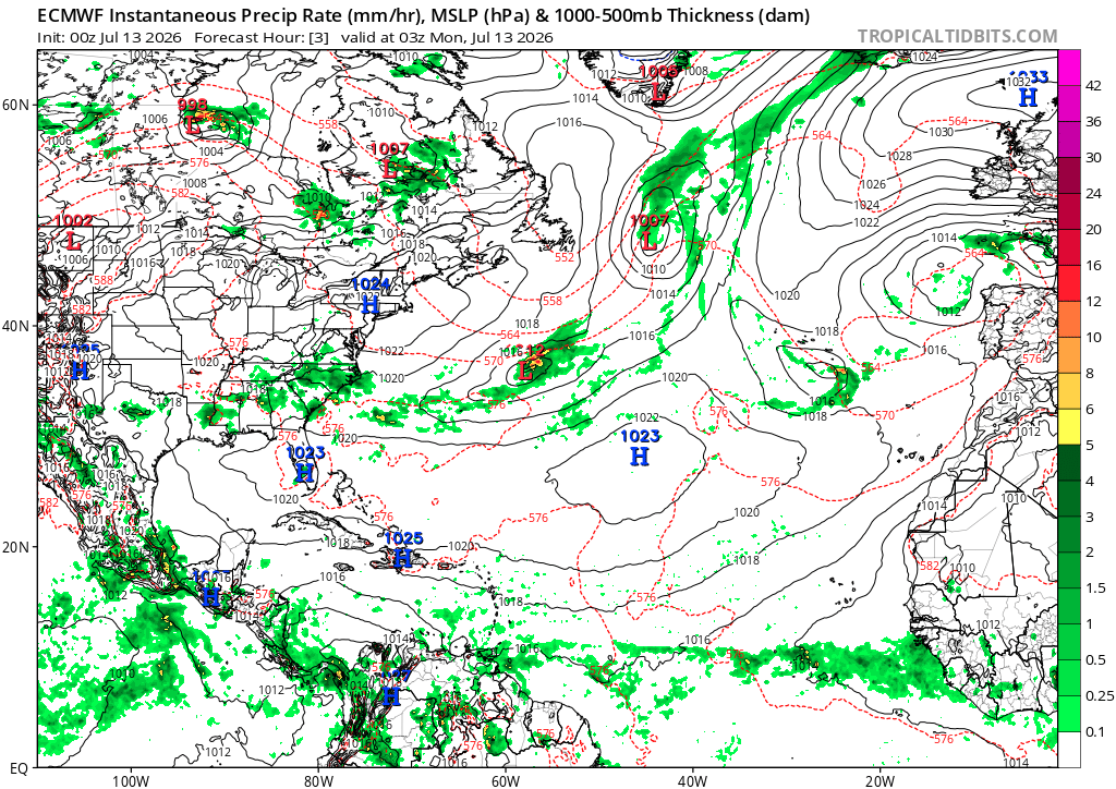 ECMWF North Atlantic Model Guidance thumbnail
